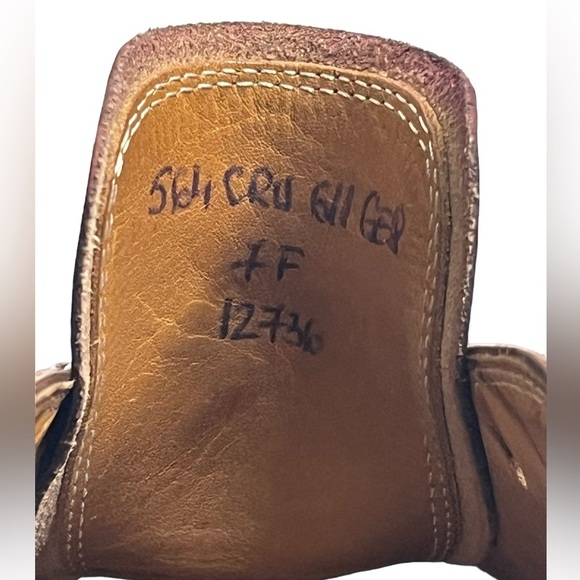$1700 SAINT CRISPIN\'S 564 GE8 Brown Wingtip Oxford Shoe Trees UK 7F main image 8